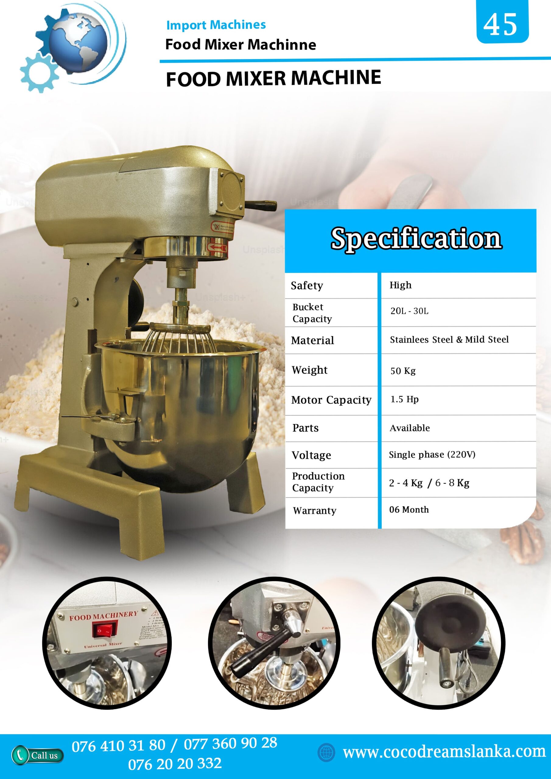 food mixer machine
