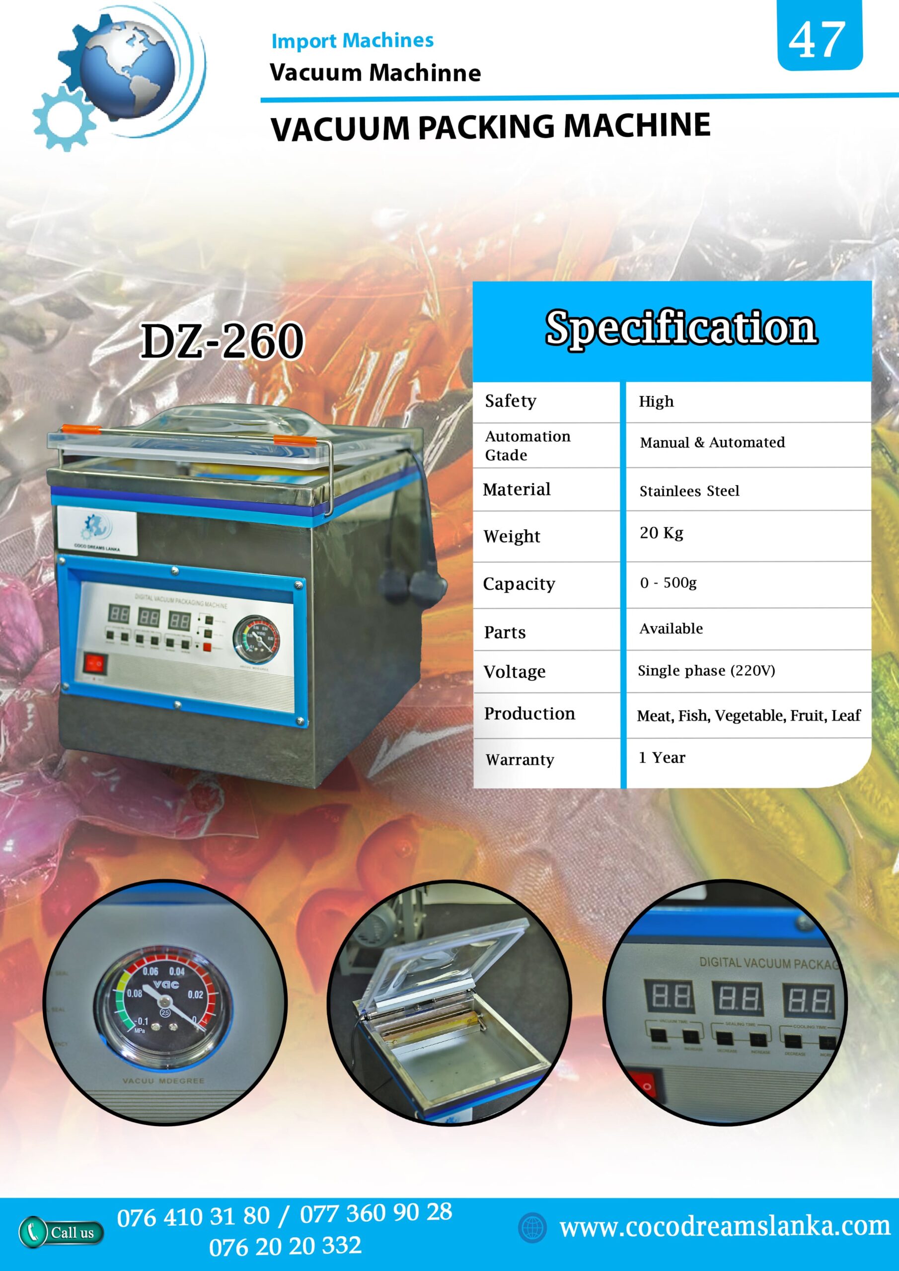 vacuum packing machine