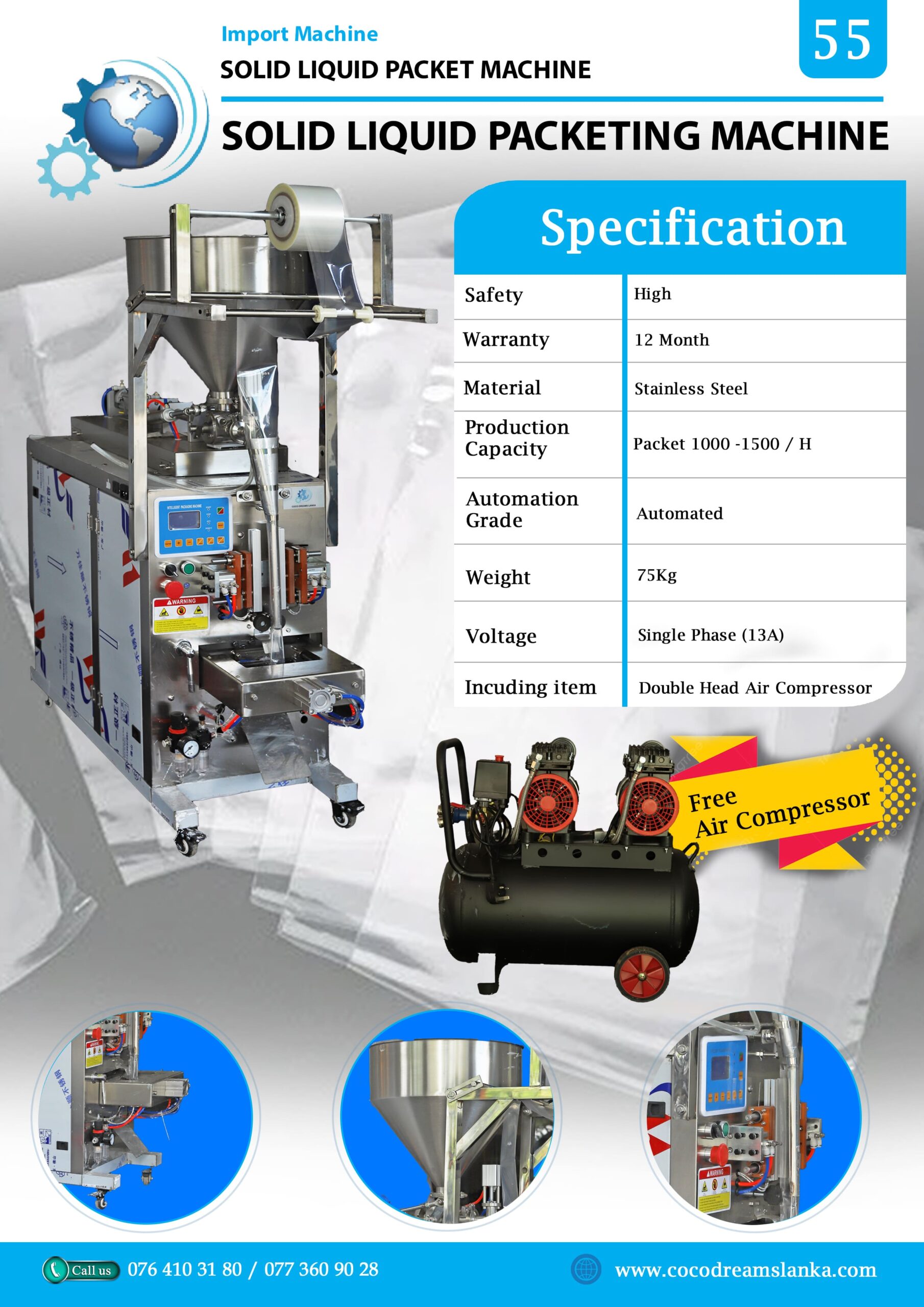 Liquid and Sauce Packing Machine