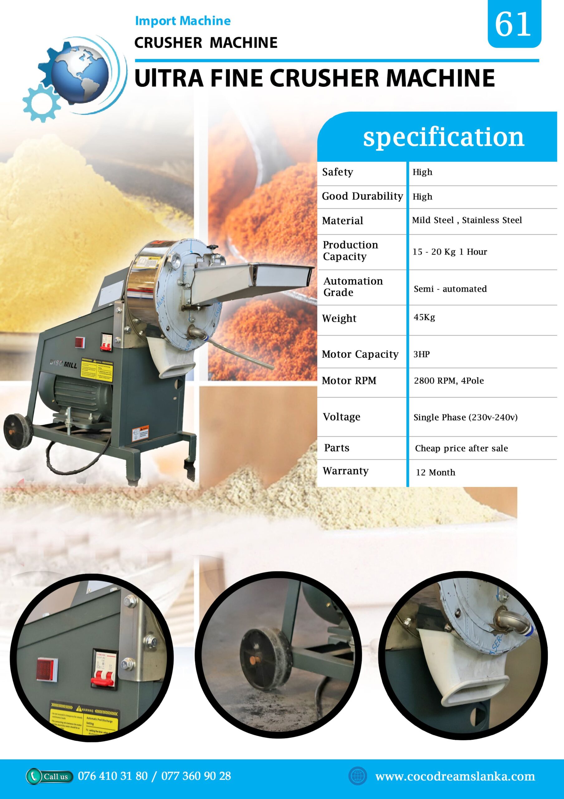 ultra fine crusher machine