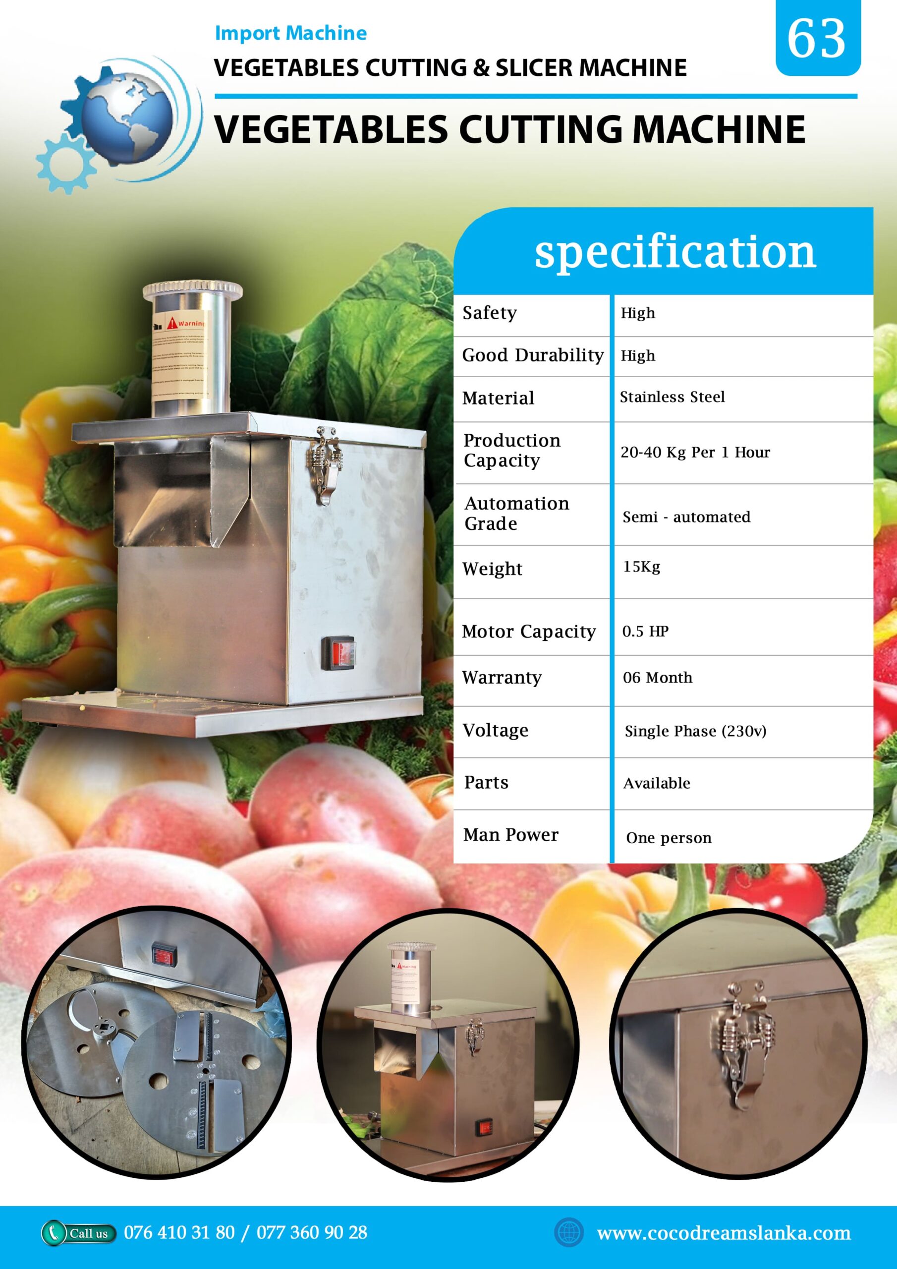 vegetable cutting and slicer machine