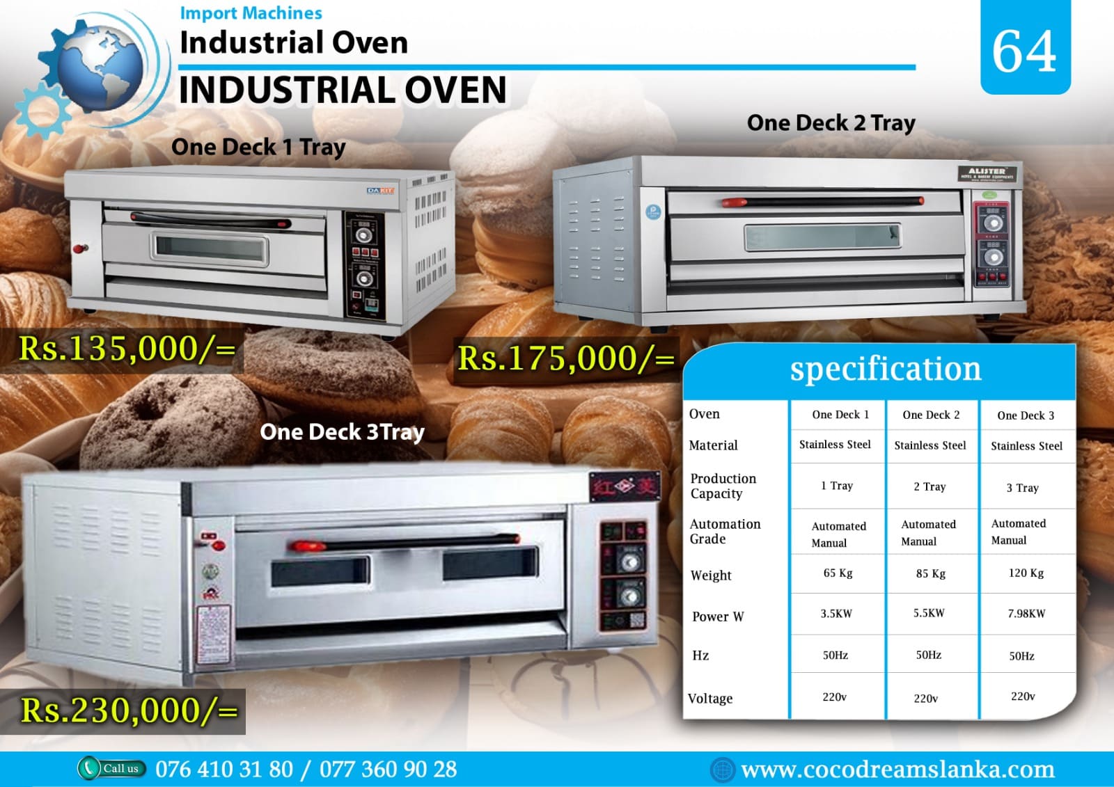 Industrial Oven Machine
