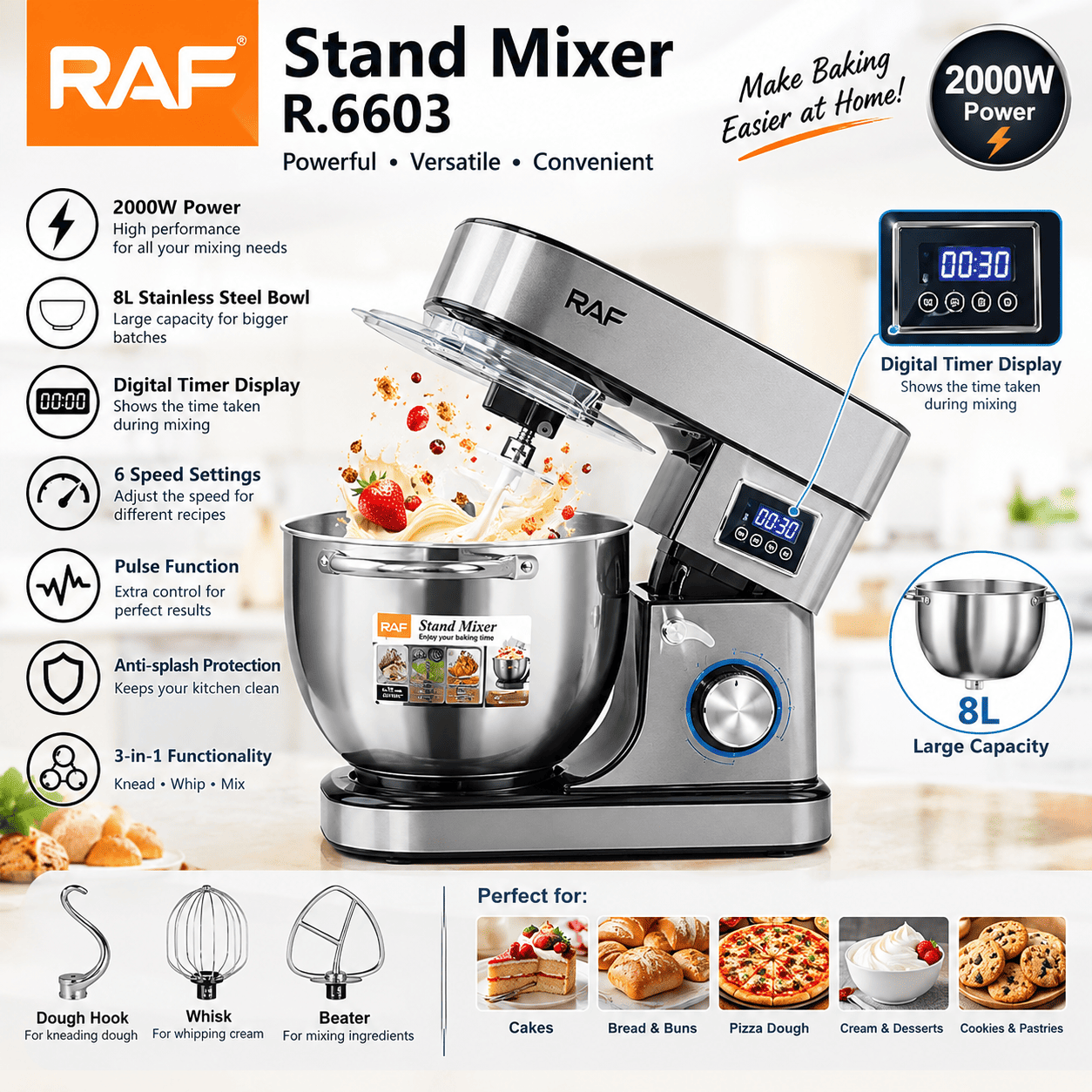 Stand Mixer Machine R.6603
