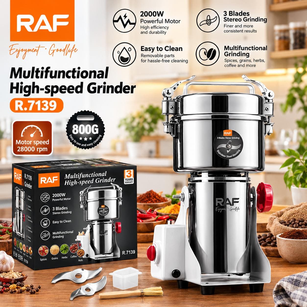 Multifunctional Grinder Machine R.7139