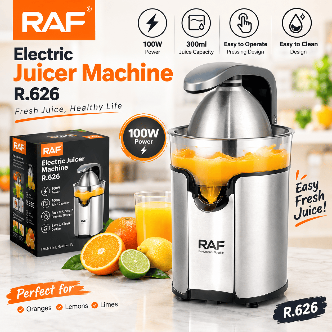 Electric juicer machine R.626